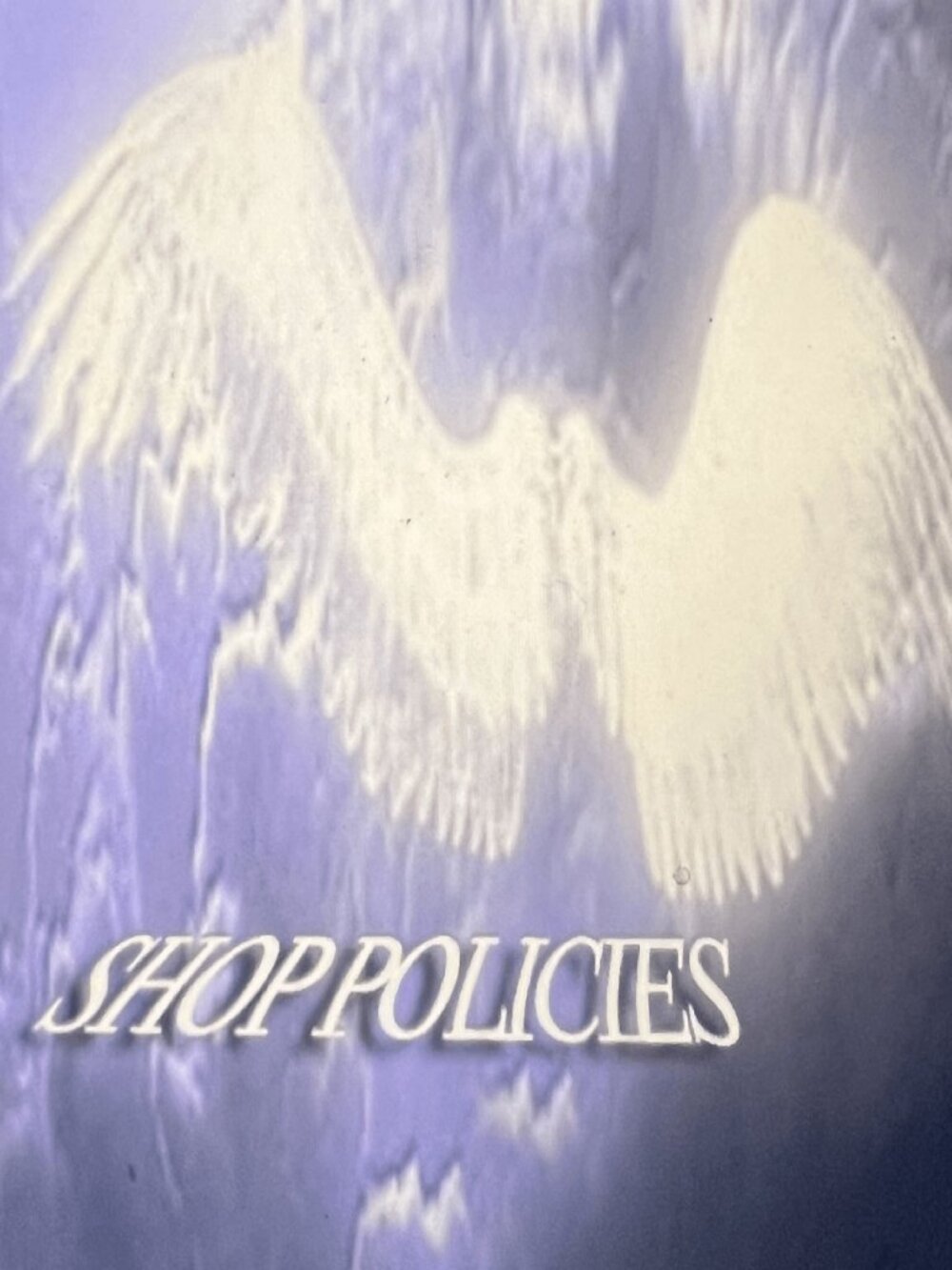 ✩Odd Hours Shop Policies✩